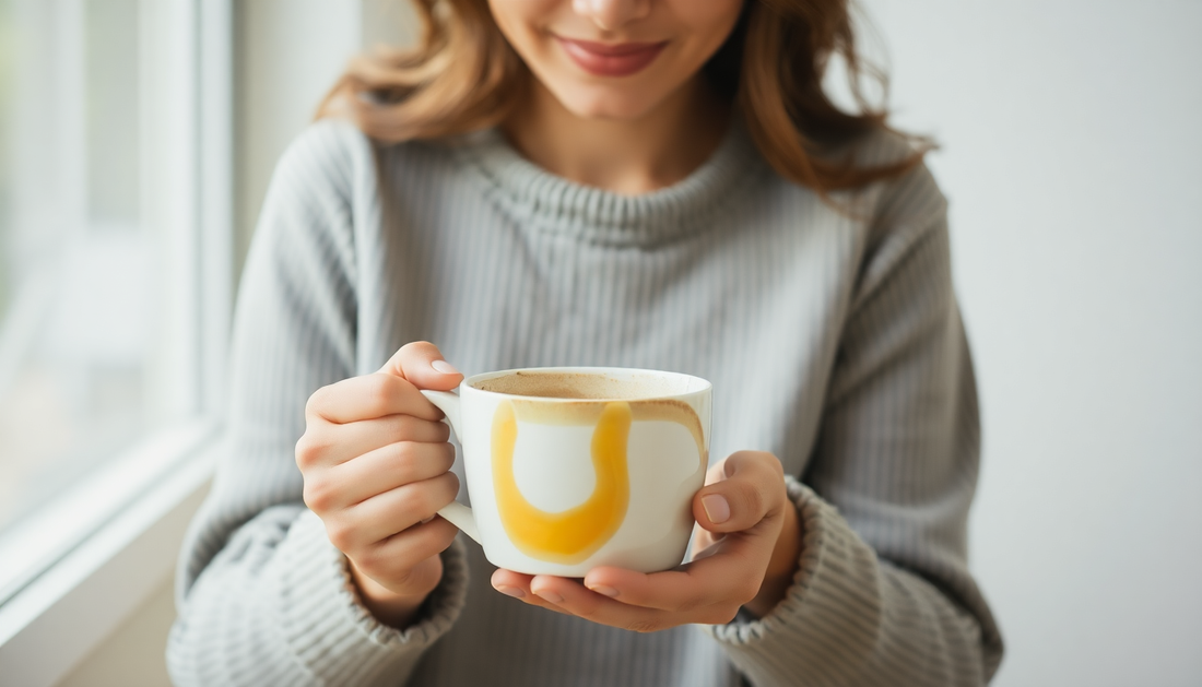 woman breakfast coffee