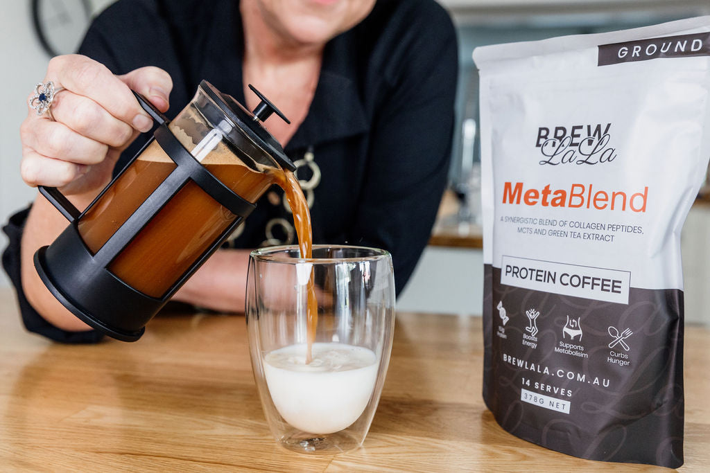TIN: Ground Protein Coffee